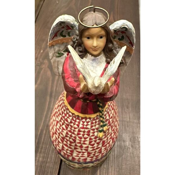 Jim Shore Heartwood Creek May Peace Fill Your Heart Angel 2006 - Picture 1 of 6